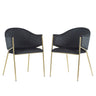 Modern Upholstered Dining Chair with Frame and Plush Comfort