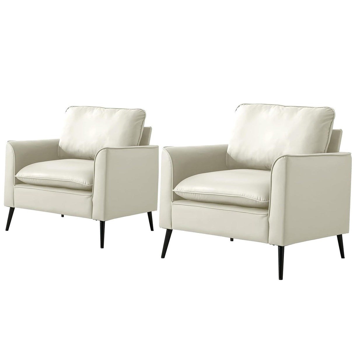 TS Cat Paw Leather Upholstered Sofa 2PC
