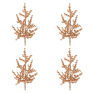 Metallic Berry Spray (Set of 4)