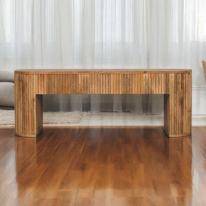 Solid Wood Soba Straight Media Unit