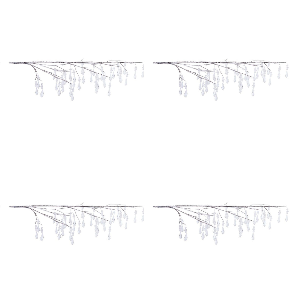Jewel Icicle Drop Branch (Set of 4)