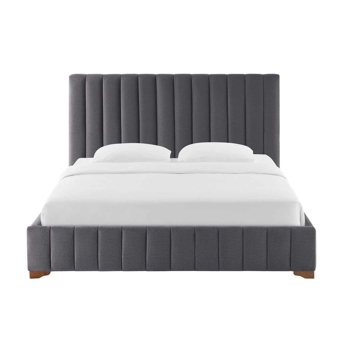 The Upholstered Wingback Bed – A Refined Union of Contemporary Comfort and Architectural Elegance