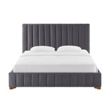 The Upholstered Wingback Bed – A Refined Union of Contemporary Comfort and Architectural Elegance