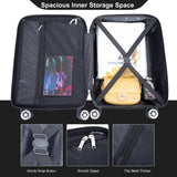 2 Piece Luggage Sets Lightweight Suitcase, Spinner Wheels
