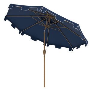 Outsunny 9' Patio Umbrella with Push Button Tilt and Crank