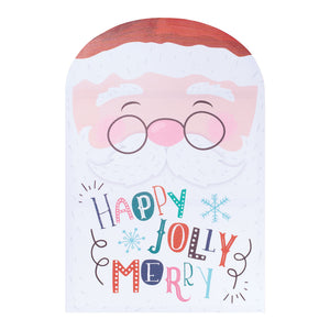 Whimsical Santa Christmas Wall Sign (Set of 2)