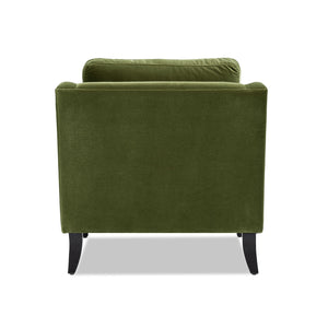 Josephine 33" Upholstered Accent Chair, Olive