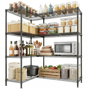 4 Tiers Metal Storage Shelves