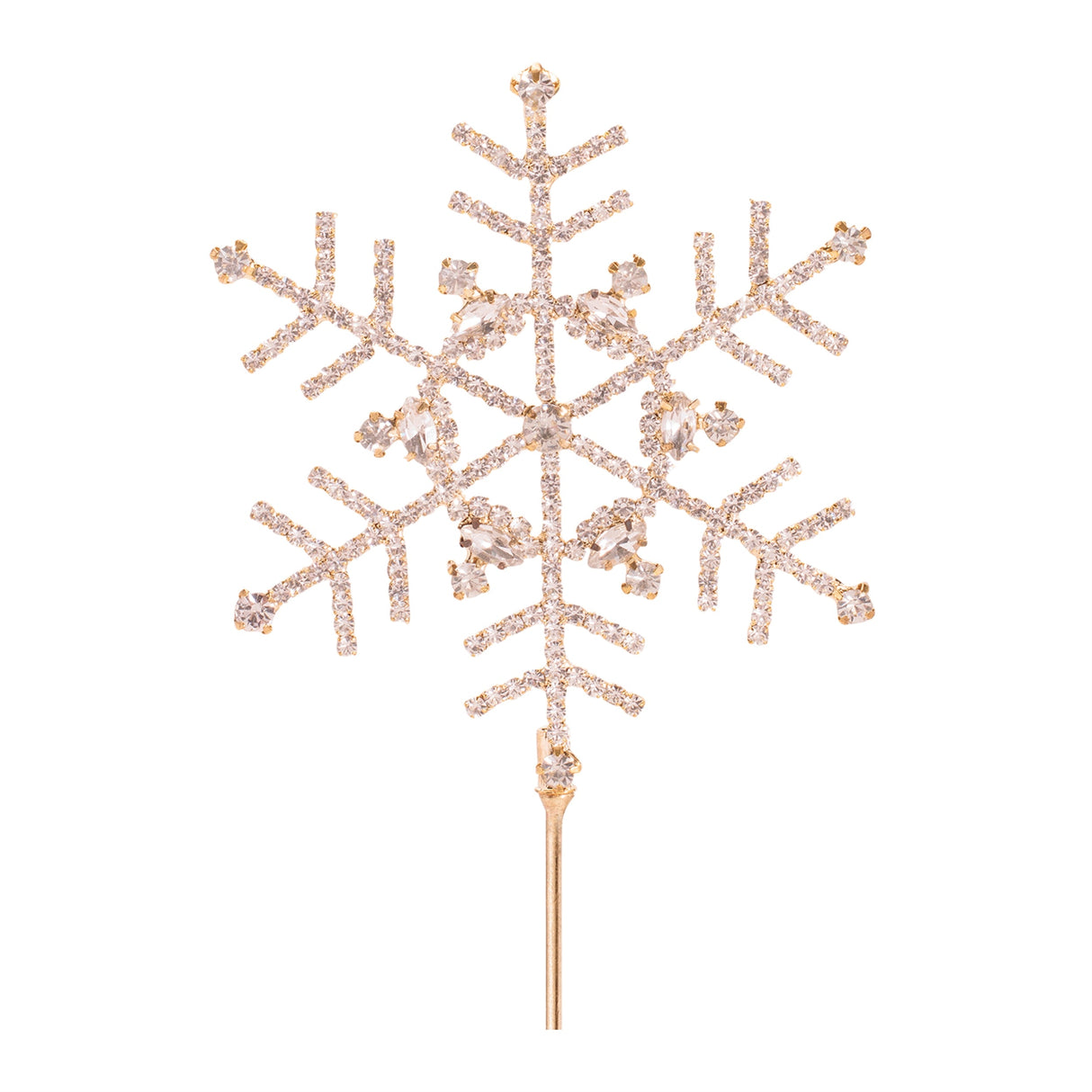 Jeweled Snowflake Stem(Set of 4