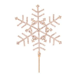 Jeweled Snowflake Stem(Set of 4