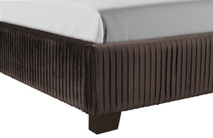 Upholstered Bed, Space-Saving Design