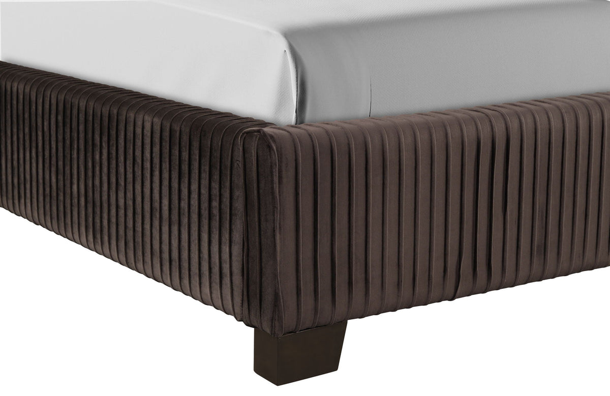 Upholstered Bed, Space-Saving Design