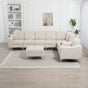 Convertible-Sectional-Corduroy--Sofa-with-Storage-Ottoman,-Beige-Sofas-&-Sectionals