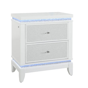 Adalid - 5 Pieces Bedroom Set With LED Lights And Glittered Detailing
