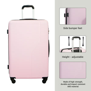 7-Piece Luggage Set ABS Lightweight & Durable with Spinner Wheels