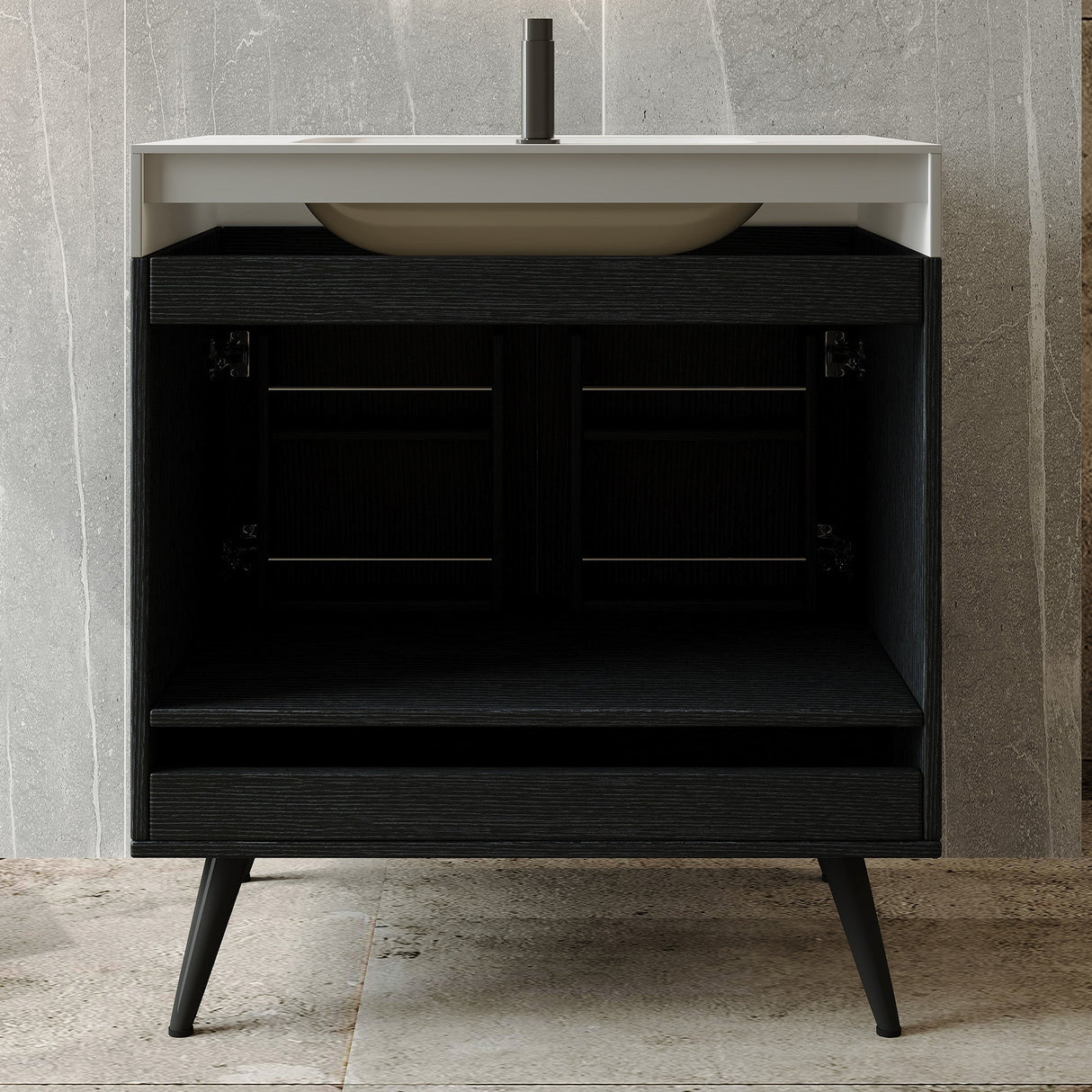 Contemporary Free-standing Bathroom Vanity