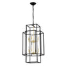 8 Light Lantern Chandelier Lighting, Entryway Chandeliers For High Ceilings, Chandeliers For Dining Room, Foyer, Entry, Staircase, Hallway, Height Adjustable (E12 Bulbs Not Included)