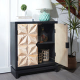 3D Geometric Double-Door Cabinet