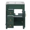 Bathroom Vanity With Sink, Compact Cabinet & 2 Drawers