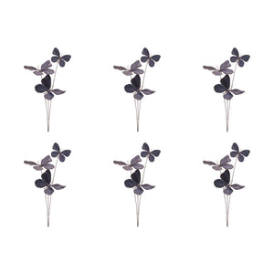 Metallic Butterfly Spray (Set of 6)