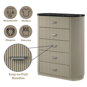 Travonte - Chest - Gray / Beige