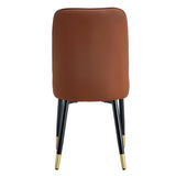 Modern Dining Chair with Metal Leg