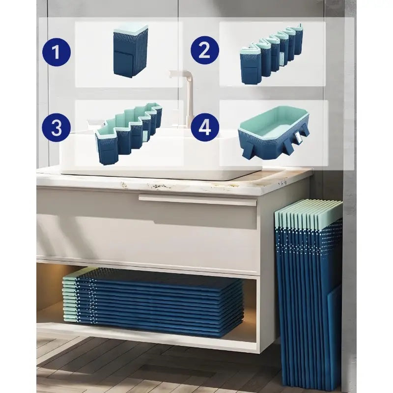 1.6m PVC Folding Pool (Not Inflatable)