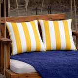 2 Pack Outdoor Throw Pillows, Waterproof & Fade-Resistant