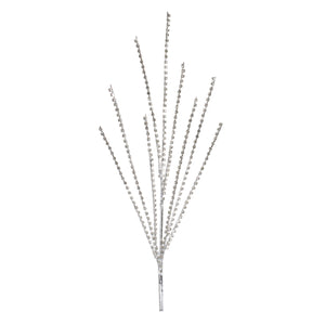Jewel Bead Spray (Set of 2); Silver