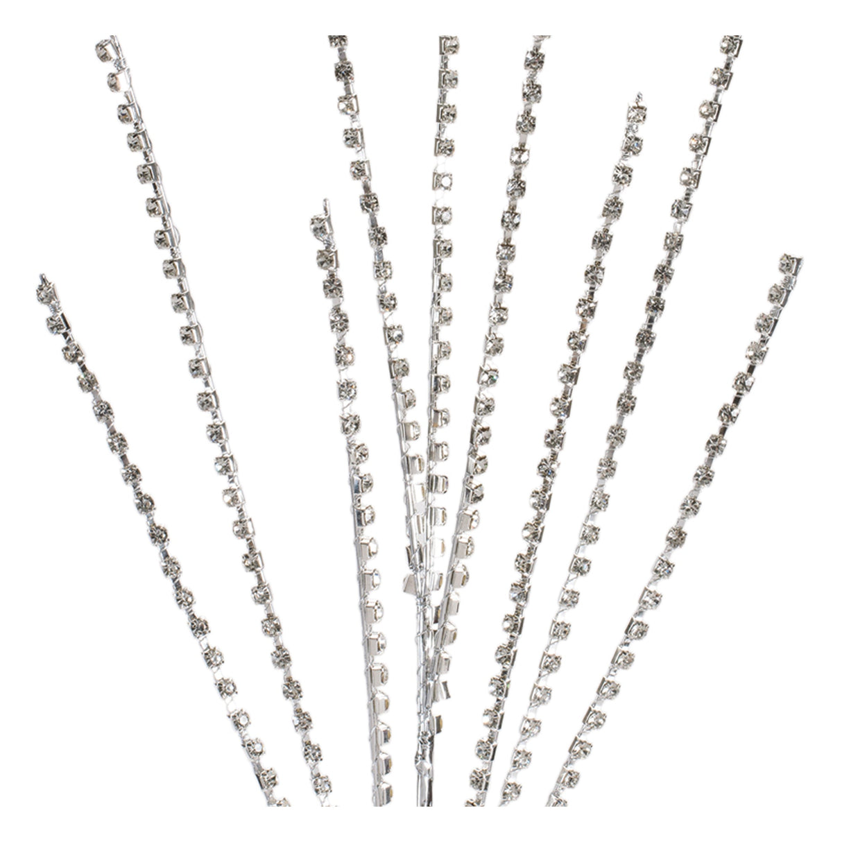 Jewel Bead Spray (Set of 2); Silver