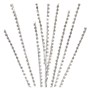 Jewel Bead Spray (Set of 2); Silver