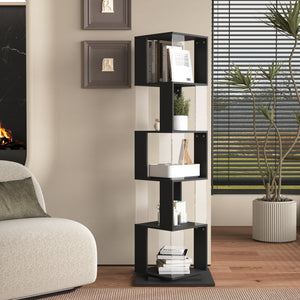 360° Rotating Bookshelf with Acrylic Plate