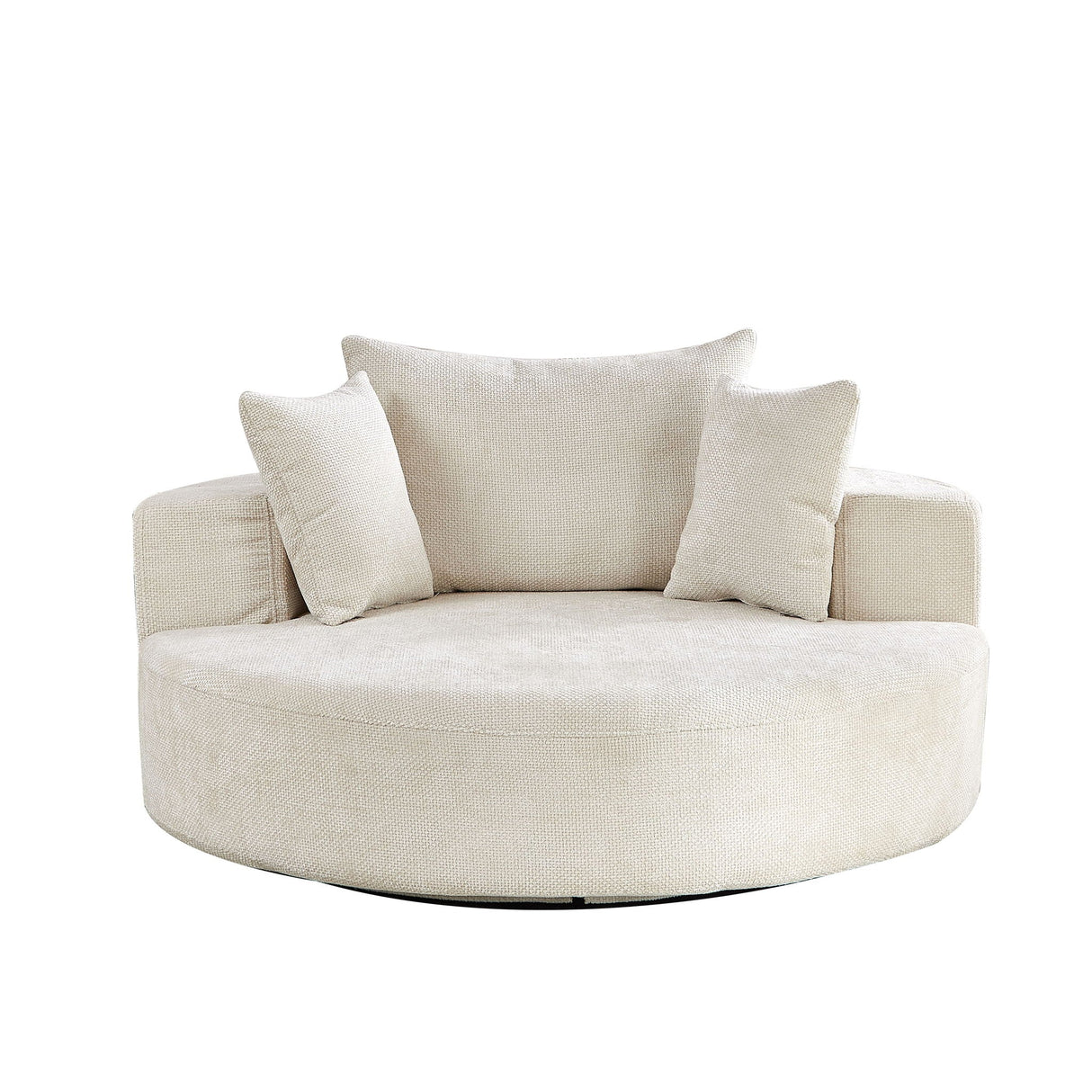 Swivel Chair With Rotating Base For Living Room