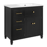 Modern Bathroom Vanity With Ceramic Sink