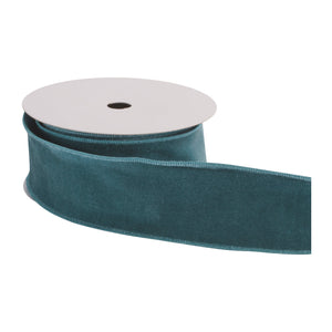 Solid Velvet Wired Polyester Ribbon 2.5" x 10 Yds.
