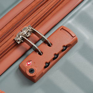 Deluxe 5-Piece Hard Side Luggage Set with USB and TSA Security