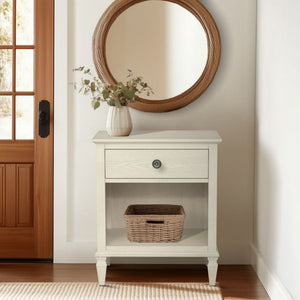 Victoria Nightstand with Open Storage - French Design - Multiple Colors