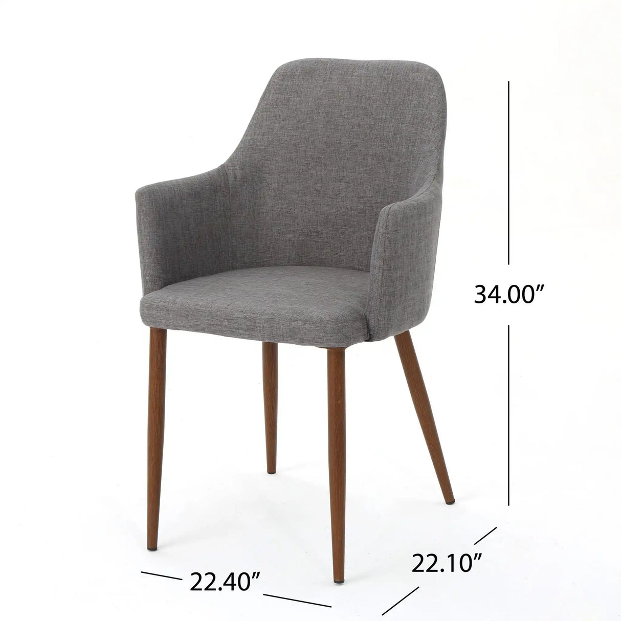 Elegant Dining Chair with Contoured Support