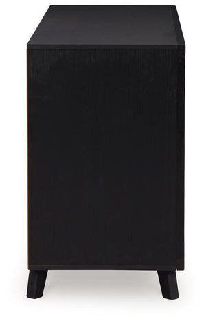 Danziar - Six Drawer Dresser - Black
