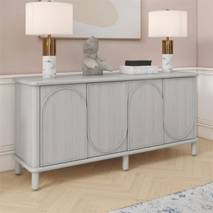 Selena Credenza Rustic White