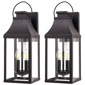 20" Outdoor Wall Light 2-Pack