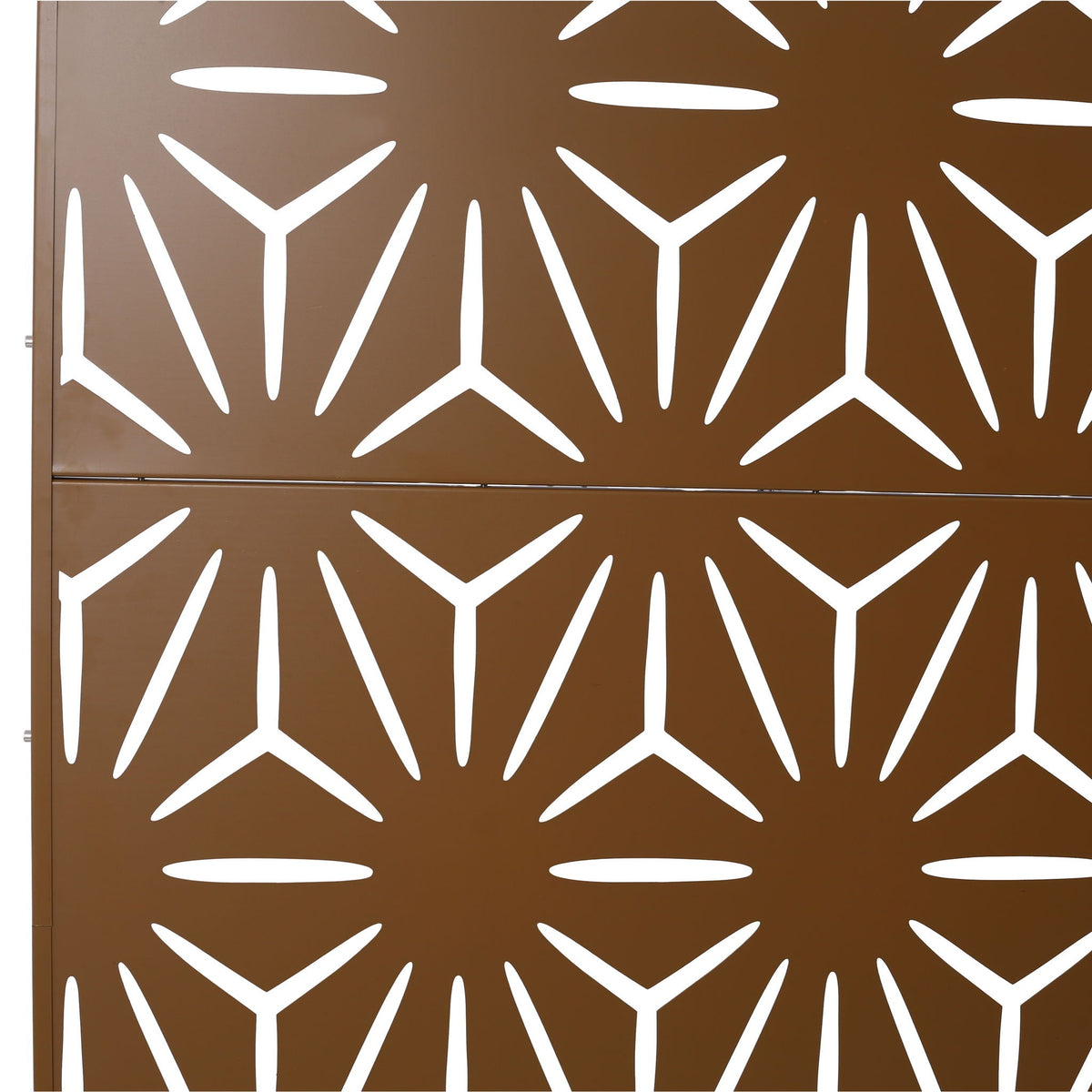 Outdoor & Indoor Metal Privacy Screen, Freestanding Decorative Panels