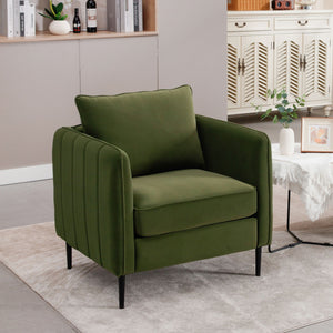 Accent Chair With Pillow For Living Room