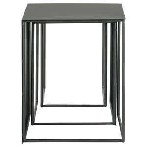 Vestal - 3 Piece Rectangular Nesting Table Set - Gray