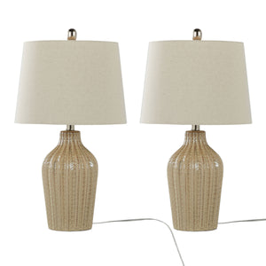Rockwell 23' Contemporary Ceramic Table Lamp - Set of 2