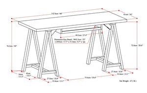 Sawhorse - Handcrafted Desk