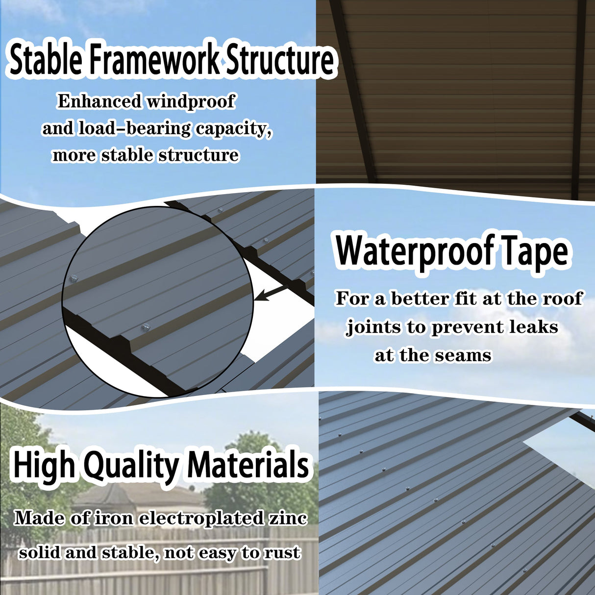 Heavy Duty Carport 20 x 20 Shelter