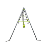 Outdoor Playground Swing Set for Age 3+ with Face-to-Face Swing