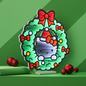 Hello Kitty®?  Wreath Ekkolight 20”H