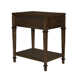 Nightstand with Drawer and Lower Shelf